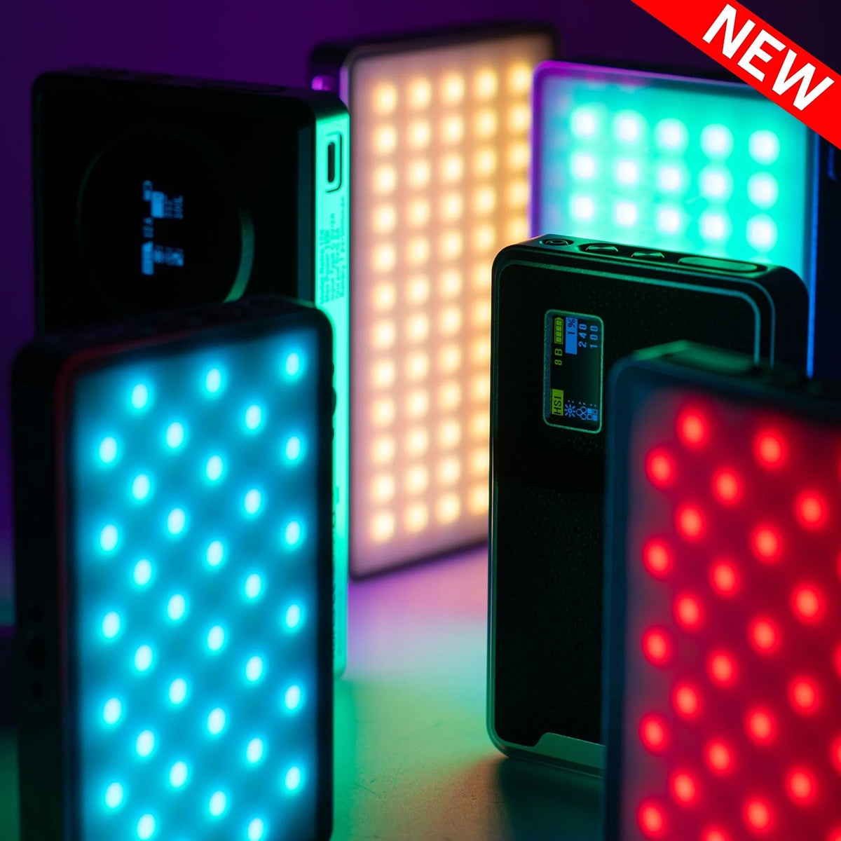 Viltrox Retro 08X RGB 8W Pocket LED Light with 6000mAh Built-in Battery